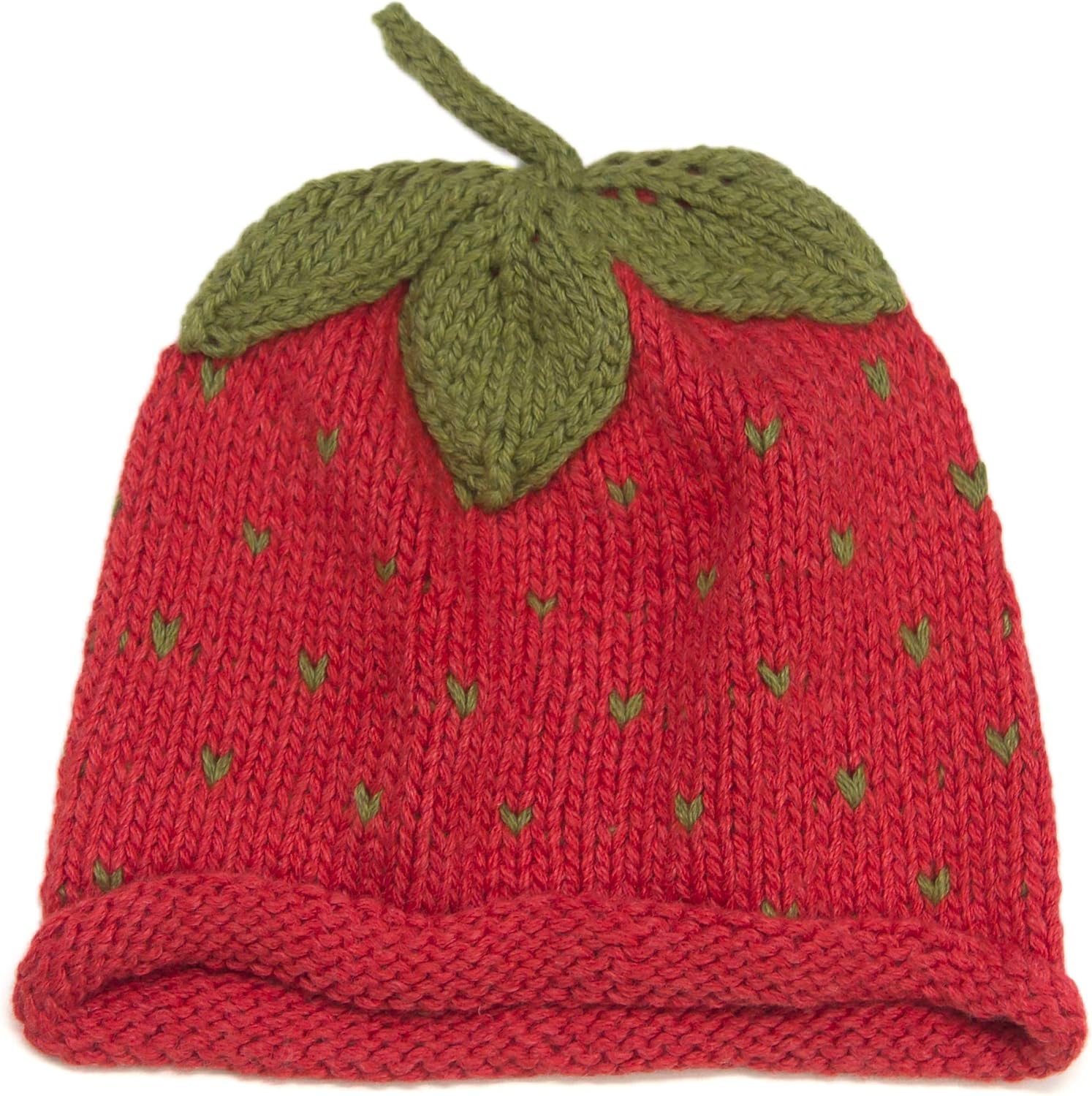 baby strawberry hat