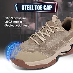 Steel Toe Shoes for Women Men Wide Non Slip