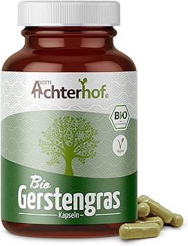gerstengras kapseln hochdosiert bio 180 stuck zu je 500mg gerstengraspulver aus deutschem anbau