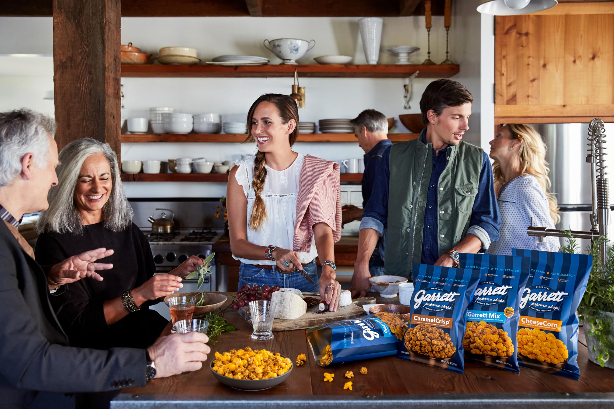 Garrett Popcorn Garrett Mix, 6.0oz, 4 Bags, Cheese and Caramel Gourmet