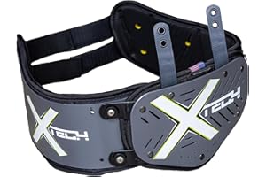 XTECH Universal Football Rib Protector Guards - Guard Fits Most Shoulder Pad Brands - Core Protectors for Safety and Performa