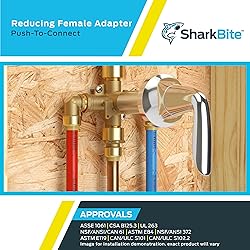 SharkBite 1-1/2 Inch FNPT Adapter, Push to Connect