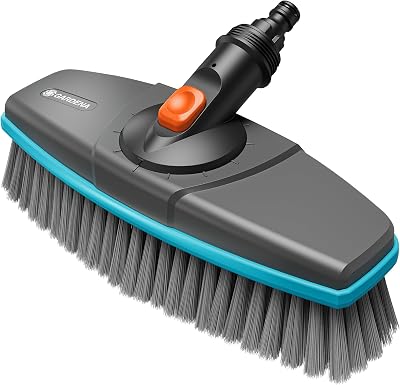 Gardena Cleansystem Soft Long-Handled Brush for Sensitive Surfaces