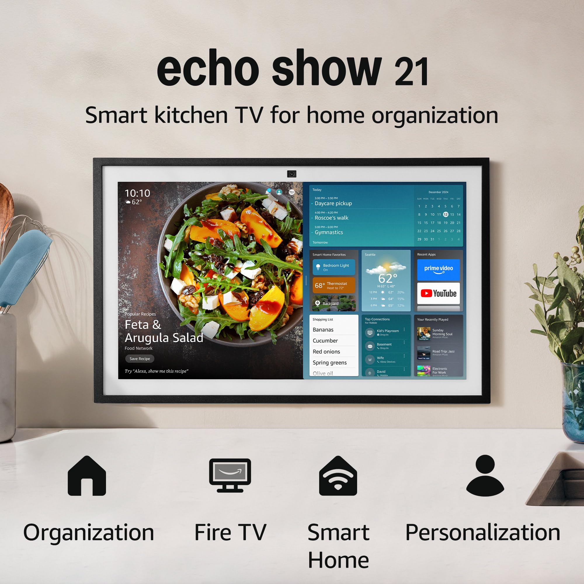 Amazon Echo Show 21 (newest model), Full HD 21