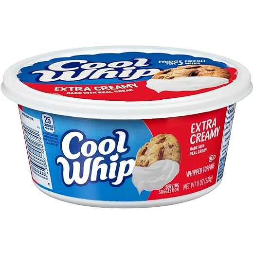 Cool Whip Extra Creamy Whipped Topping, 8 oz Tub Grocery