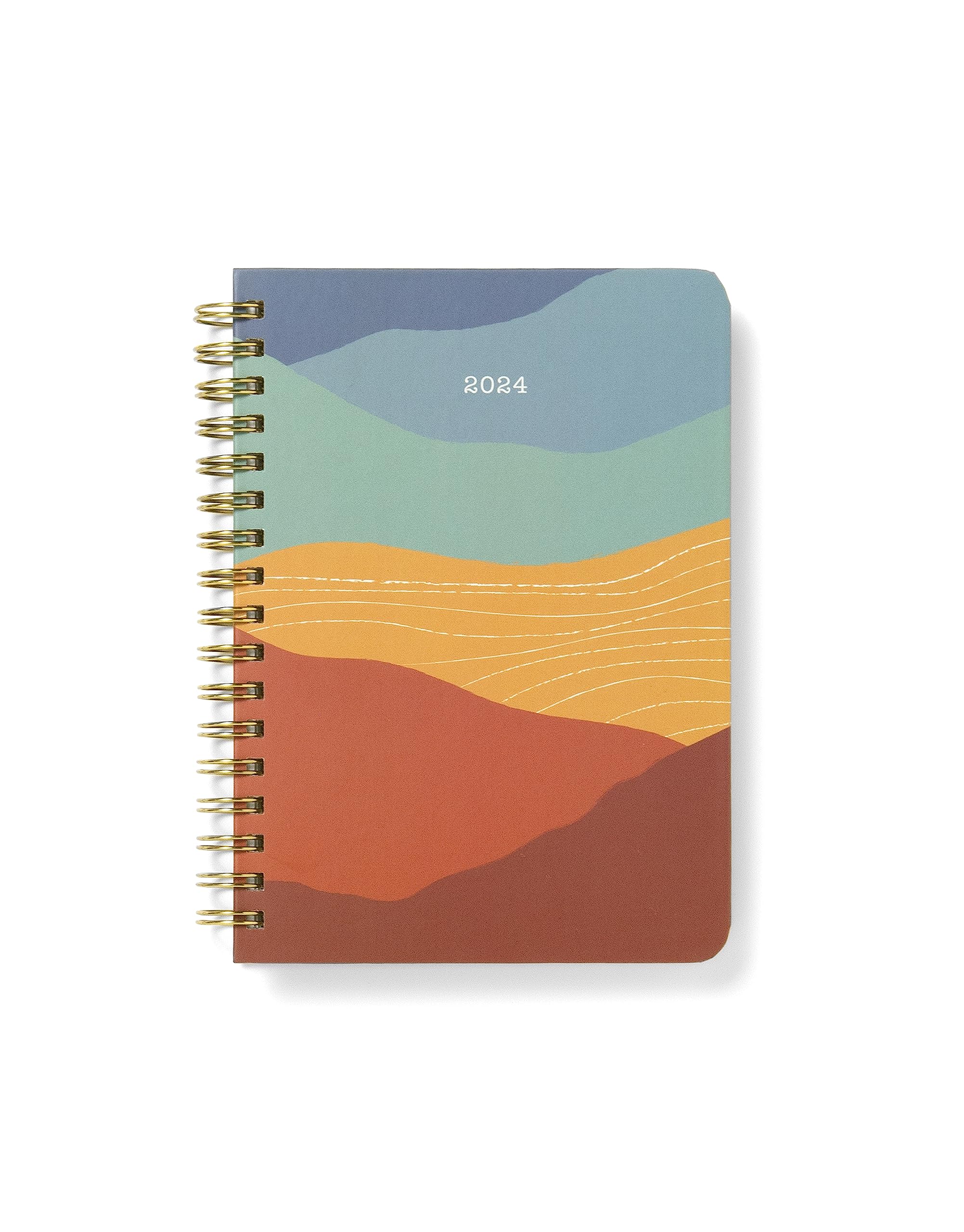 Letts Earth A6 Week to view 2024 diary - sunset