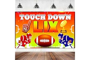 Large 71" X 43" Super Football Backdrop, Super Football Party Decorations 2025 Backdrop, Super Football Decorations 2025 Touchdown Banner, Super Football Party Supplies 2025 tineit