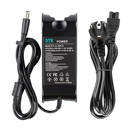 Dtk® Notebook Laptop Ladegerät AC Netzteil für Dell n4050 n5010 M4300 M1210 OEM Ladegeräte Netzteile Output: 19,5V 4,62A 90W 