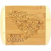 Totally Bamboo A Slice of Life South Carolina State Serving and Cutting Board, 11" x 8.75"
