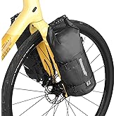 Rhinowalk Waterproof Bicycle Pannier Bag 7L Bike Front Fork Bag Pouch for Mountain Bike E-Scooter Long Distance Riding Packag