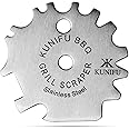 KUNIFU BBQ Grill Scraper, Stocking Stuffers, Bristle-Free for Griddle, Kitchen Gadgets Cleaner, Camping Accessories, Ideal Gi