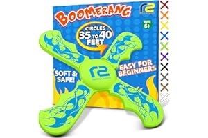 Frisbees for Kids: Best Soft Frisbee Kids Boomerang - Easter Basket Stuffer For Boys & Girls - Outdoor Flying Disc Beach Fris