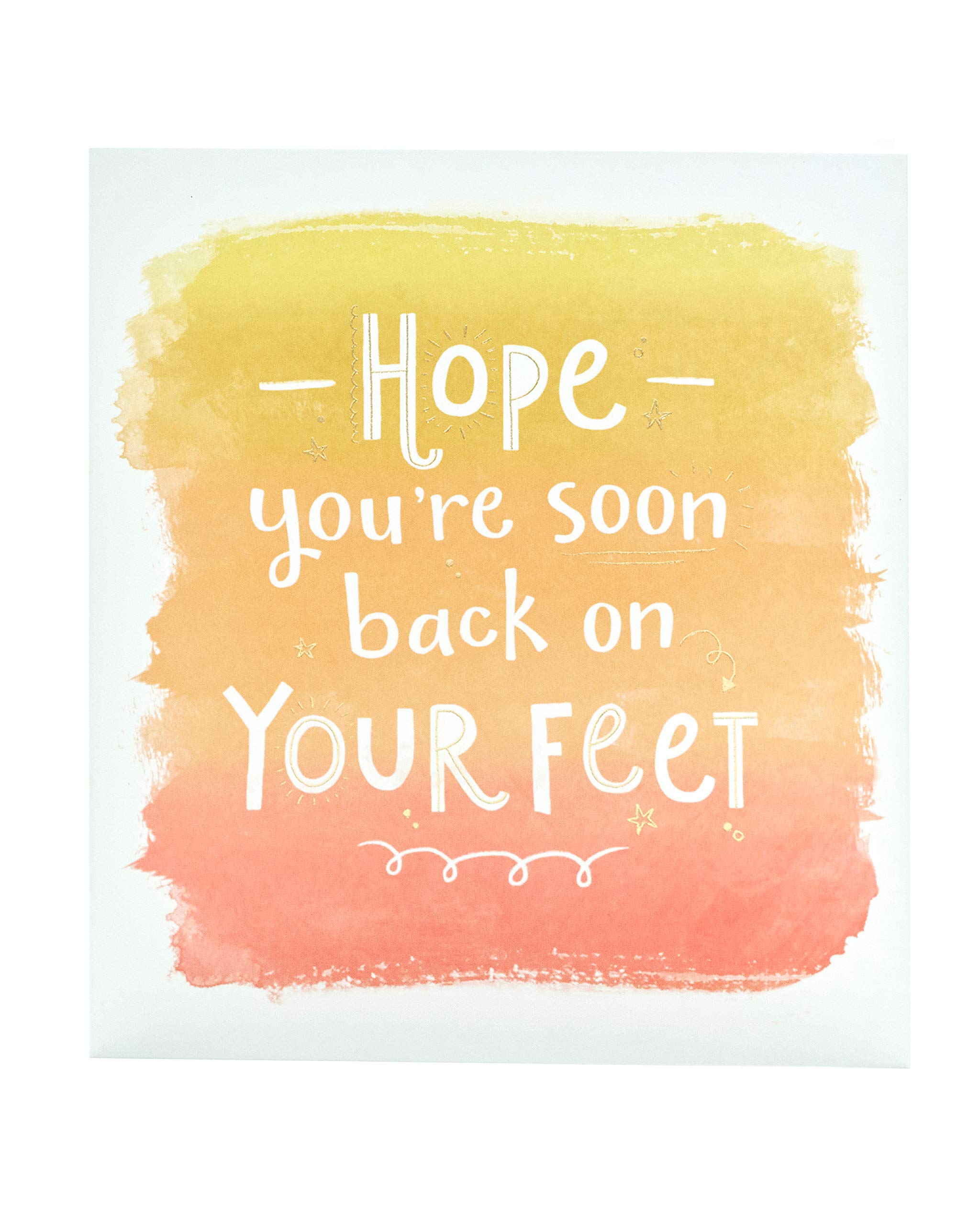 Get Well Soon Card - Thinking of You Card - Sweet Water Colour Design