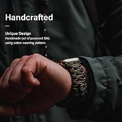 KORDIZ Survivor Pro,Paracord Apple Watch Band