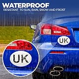 Rubigo UK Stickers for Car Europe 18x13.3cm Vinyl Weatherproof Legal view 3