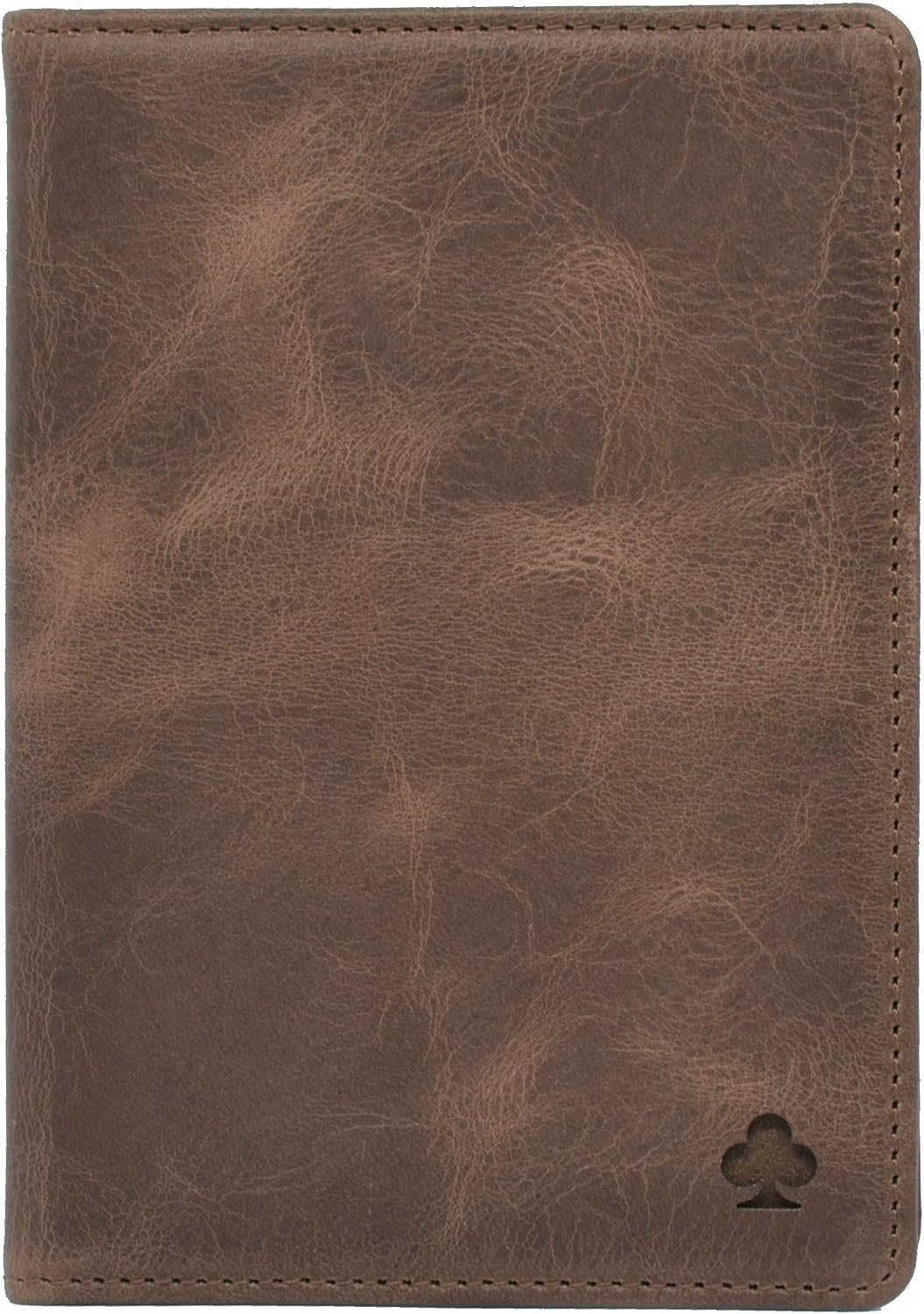 PORTER RILEY - Premium Leather Passport Holder/Case/Cover/Travel Wallet (Dark Brown) - Image 4