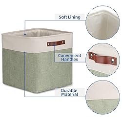 Temary Cube Storage Baskets for Shelves 4pack