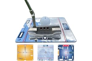 EyeLine Golf Putting Mirror, Golf Circuit Trainer, Portable Putting EyeLine Alignment Training Aids with Carry-on Bag, Indoor and Outdoor Practice, Golf Accessories, for Golf Trainer