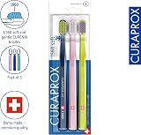 Curaprox Swiss 1560 Soft Toothbrush 0.15mm 3 Pack Assorted Colors view 2