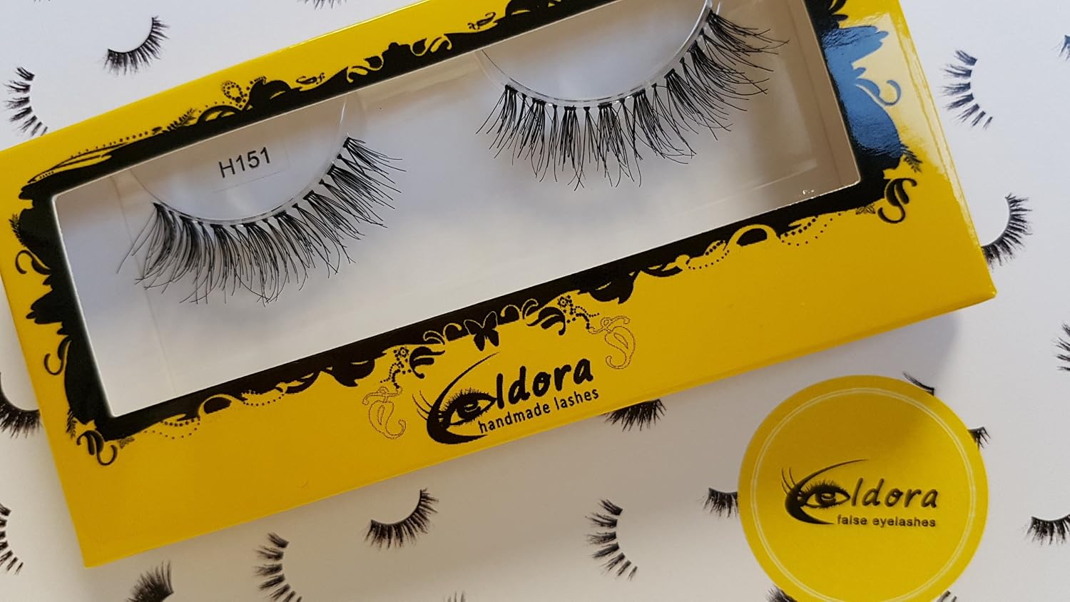 Eldora False Eyelashes H151, Black - Image 4