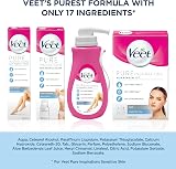 Veet Pure Hair Removal Cream Sensitive Skin Bikini Underarm 100ml Domed view 8