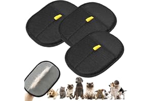 Magic Brush Glove Pet Hair, Magic Brush Pet Hair Remover, Reusable Anti Static Pet Fur Remover Glove for Dogs and Cats Multi 