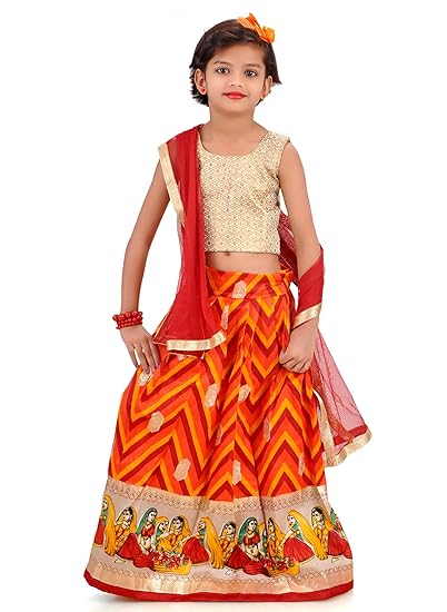 cotton lehenga for baby girl