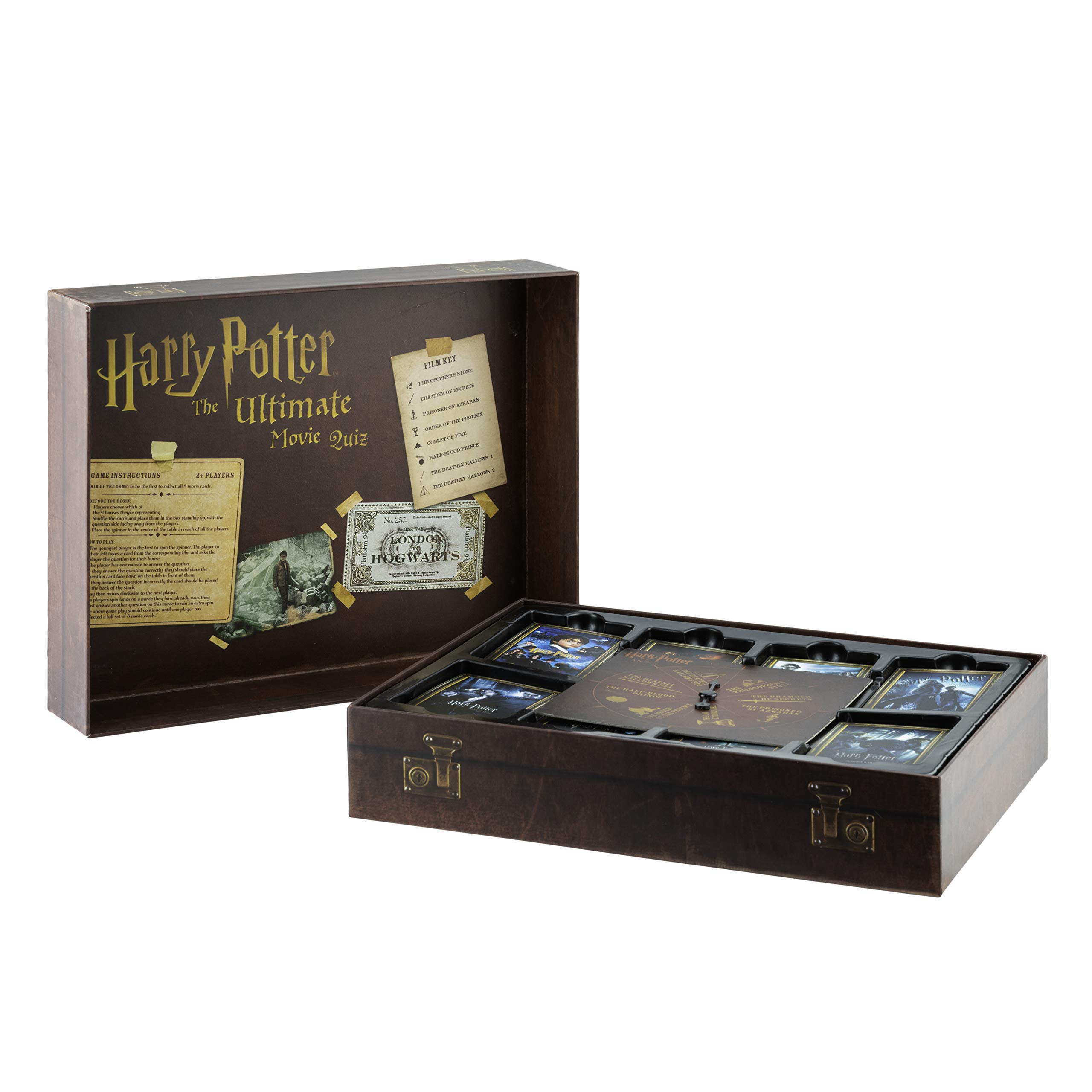 Paladone Harry Potter The Ultimate Movie Quiz - Officially Licensed Trivia Game with 1600 Questions, Great for Family Game Night, Gift for Fans
