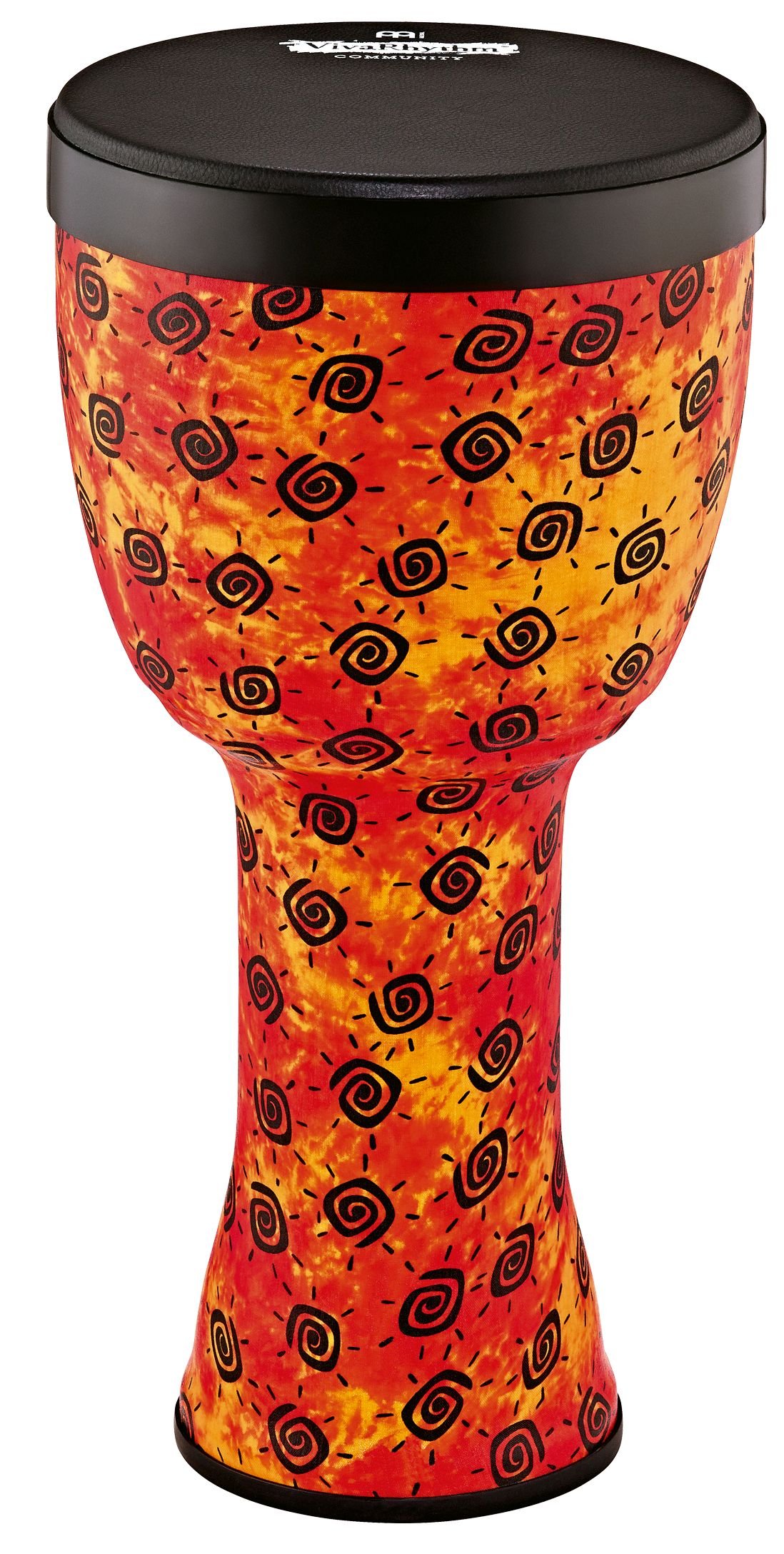 Meinl Percussion VivaRhythm Djembe Instrument - Large Handdrum - With Nappa Head - Diameter 12 Inches - Plastic, Multicoloured (VR-SDJPO12-NH)
