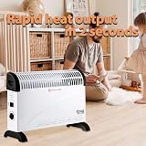 DONYER POWER Convector Radiator Heater 2000W with Adjustable Thermostat view 4