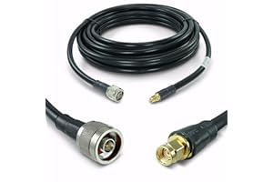 Proxicast 36 ft RP-SMA to N Male Premium 400 Series Low-Loss Coax Cable (50 Ohm) for WiFi, Helium (HNT) and Other High Perfor