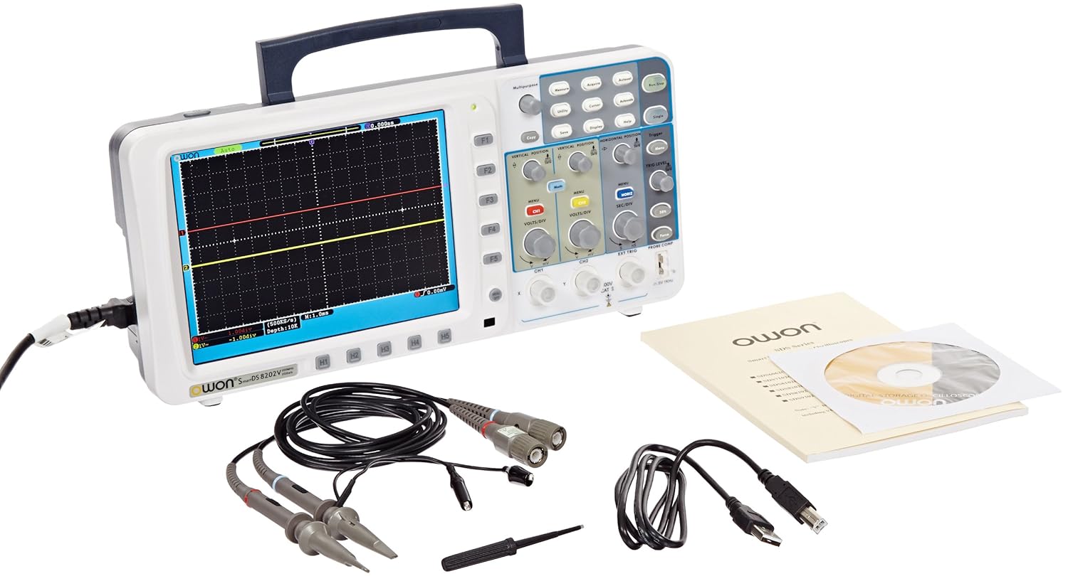 2GS/s Sample Rate 2 Channels Owon SDS8202V Series SmartDS Deep Memory
