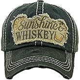 Women's Sunshine & Whiskey Vintage Baseball Hat Cap