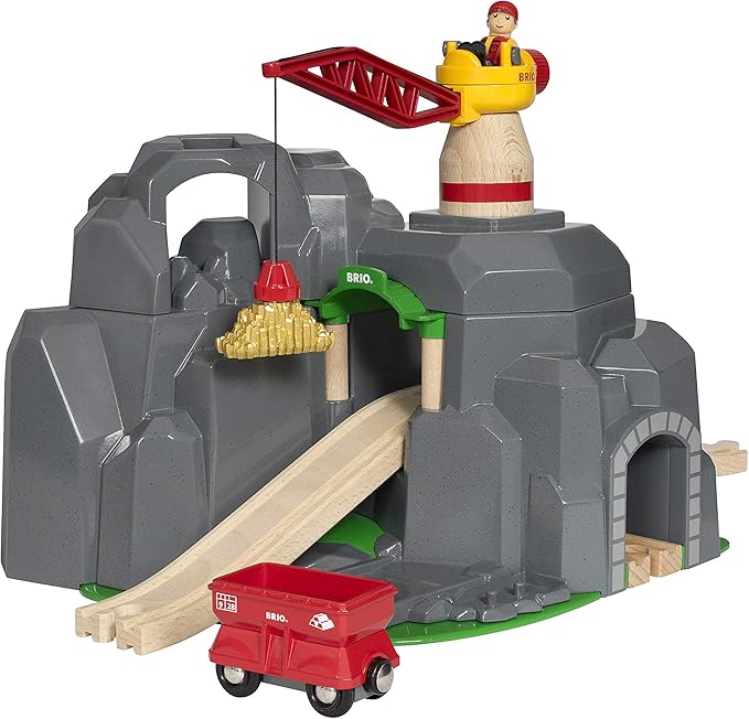 Brio World 33889 Large Gold Mine with Sound Tunnel Railway
