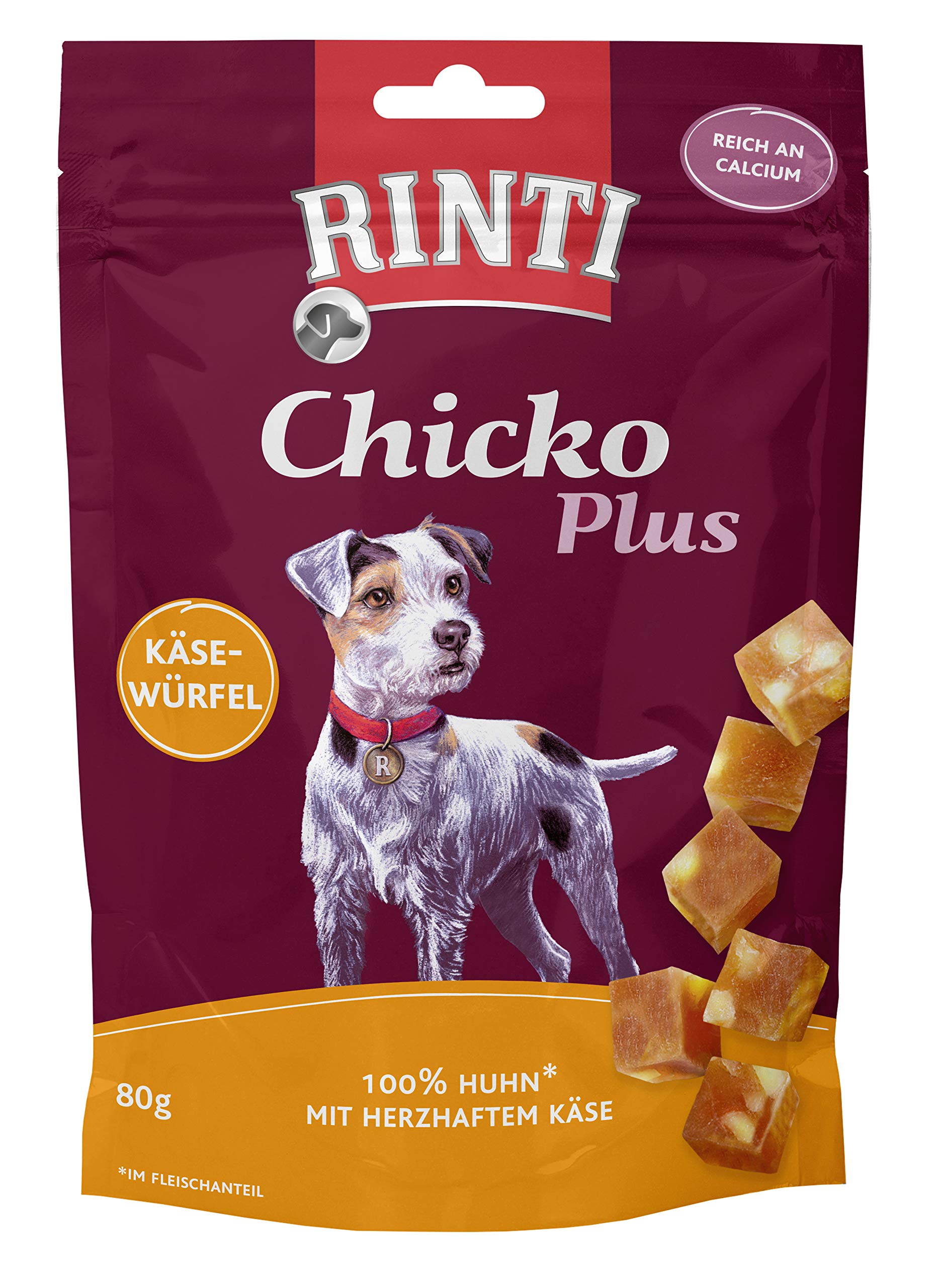 RINTI Chicko Plus Cheese Cube with Chicken 12 x 80 g