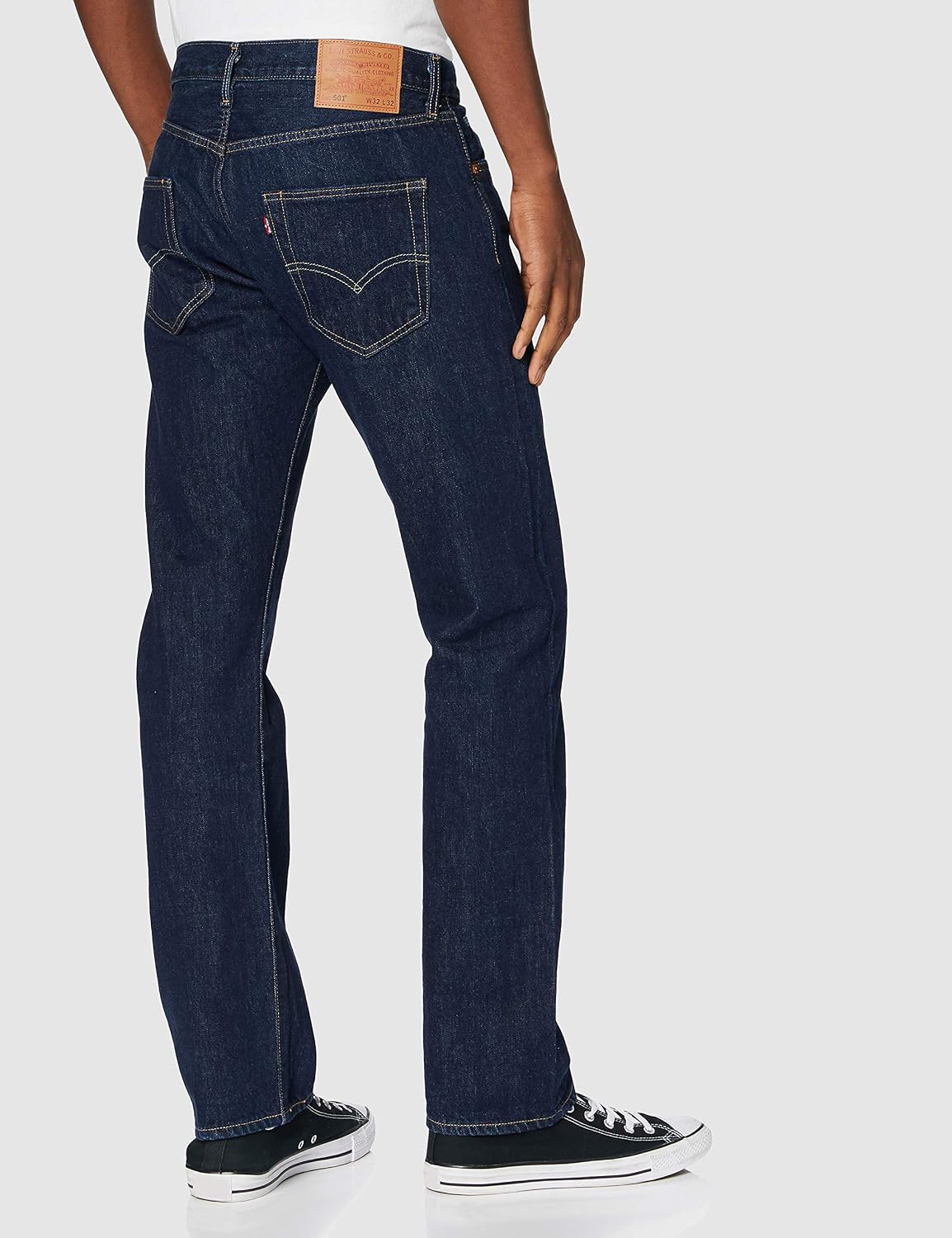 Levi's Men's 501 Original Fit Jeans, One Wash, 38W / 32L - Image 5