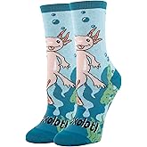 ooohyeah Womens Novelty Funny Animal Crew Socks, Fun Saying Causal Cotton Socks, Cute Colorful Dress Socks, Size 5-10