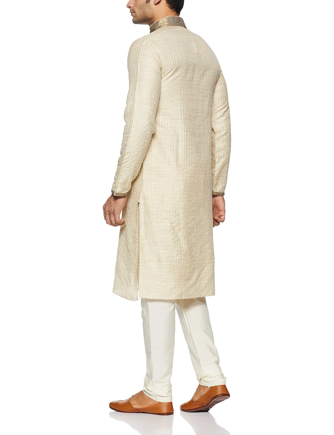 manu men's art silk kurta pyjama