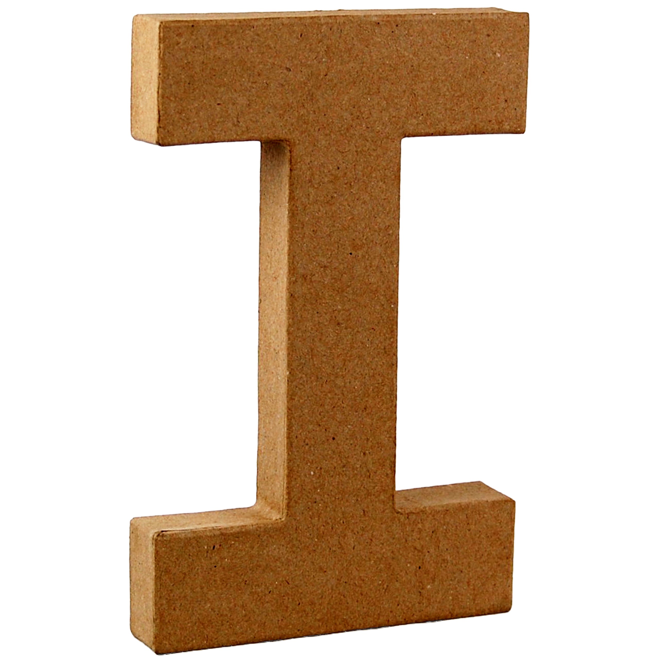 Country Love Crafts 8.25-inch/ 20.5cm 3D Letter I Papier Mache