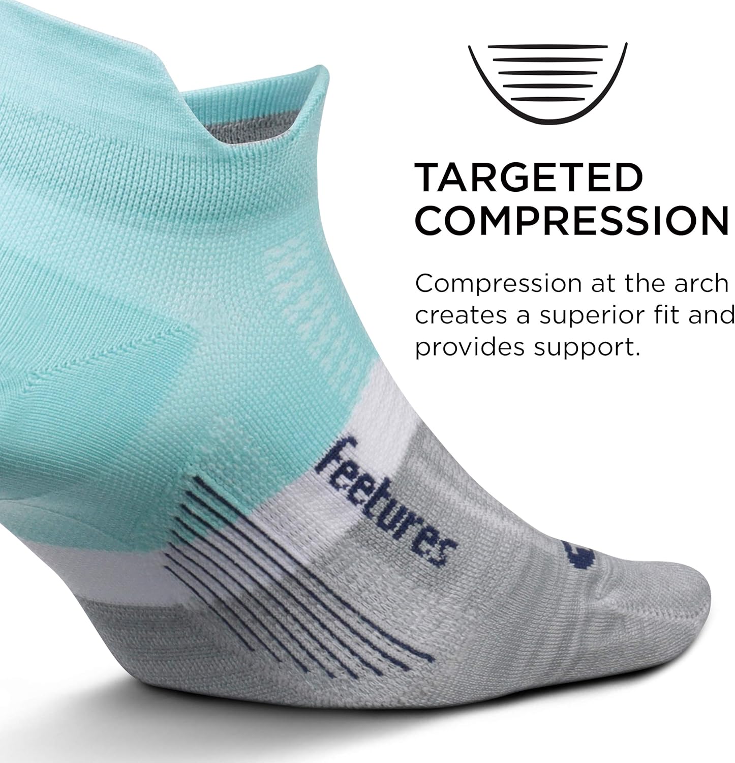 feetures elite ultra light no show tab socks