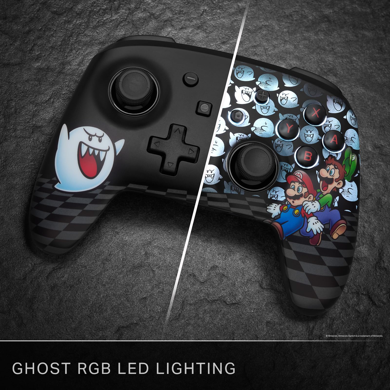 PowerA Enhanced Wireless Controller for Nintendo Switch with Lumectra - Mario, Peek-A-Boo 3