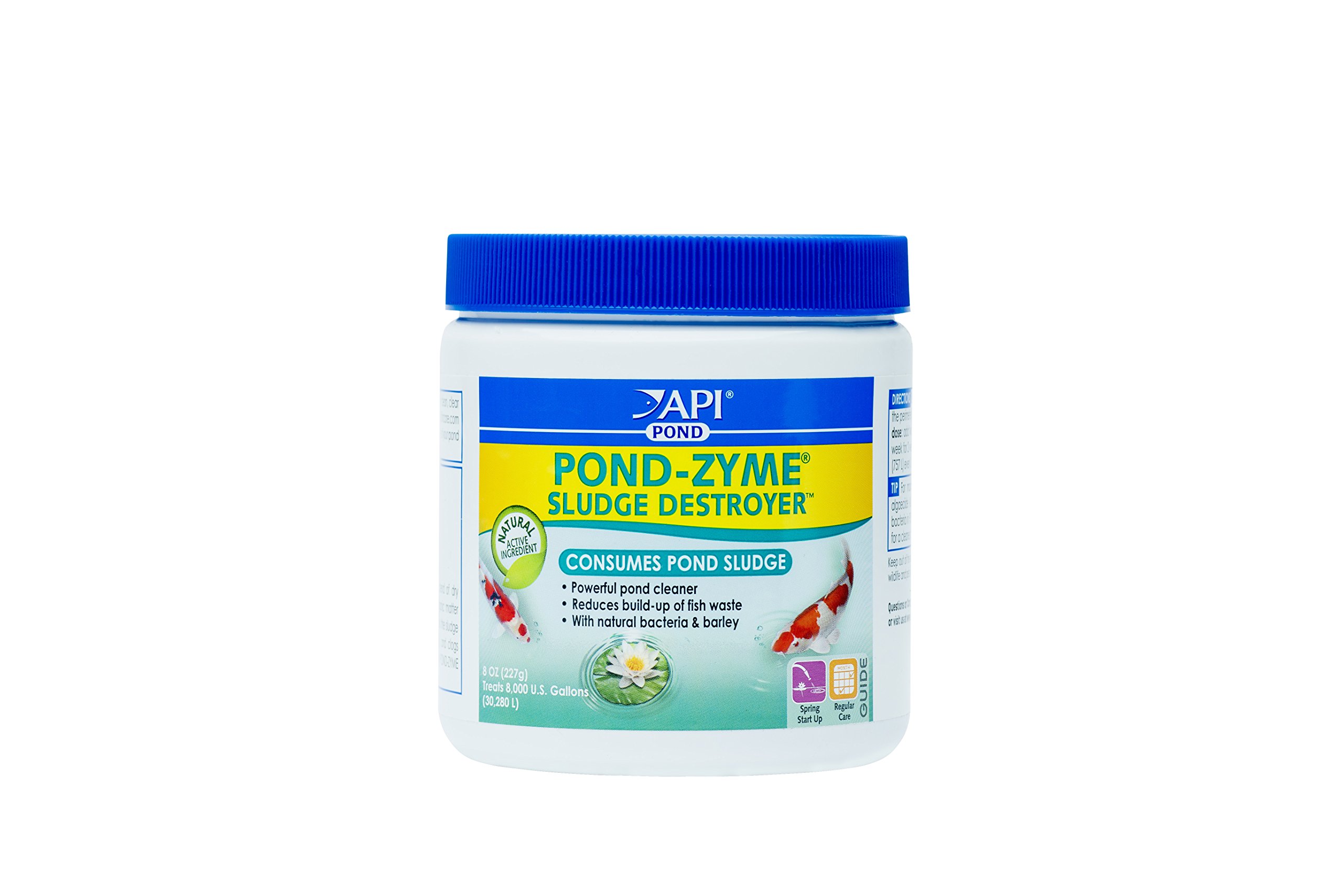 API POND-ZYME SLUDGE DESTROYER Pond Water Cleaner With Barley 237 ml Container — image 1