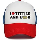 sxmluedn Funny Trucker Hat Gag Gifts Snapback Hat Drinking Joke Baseball Cap for Men Women