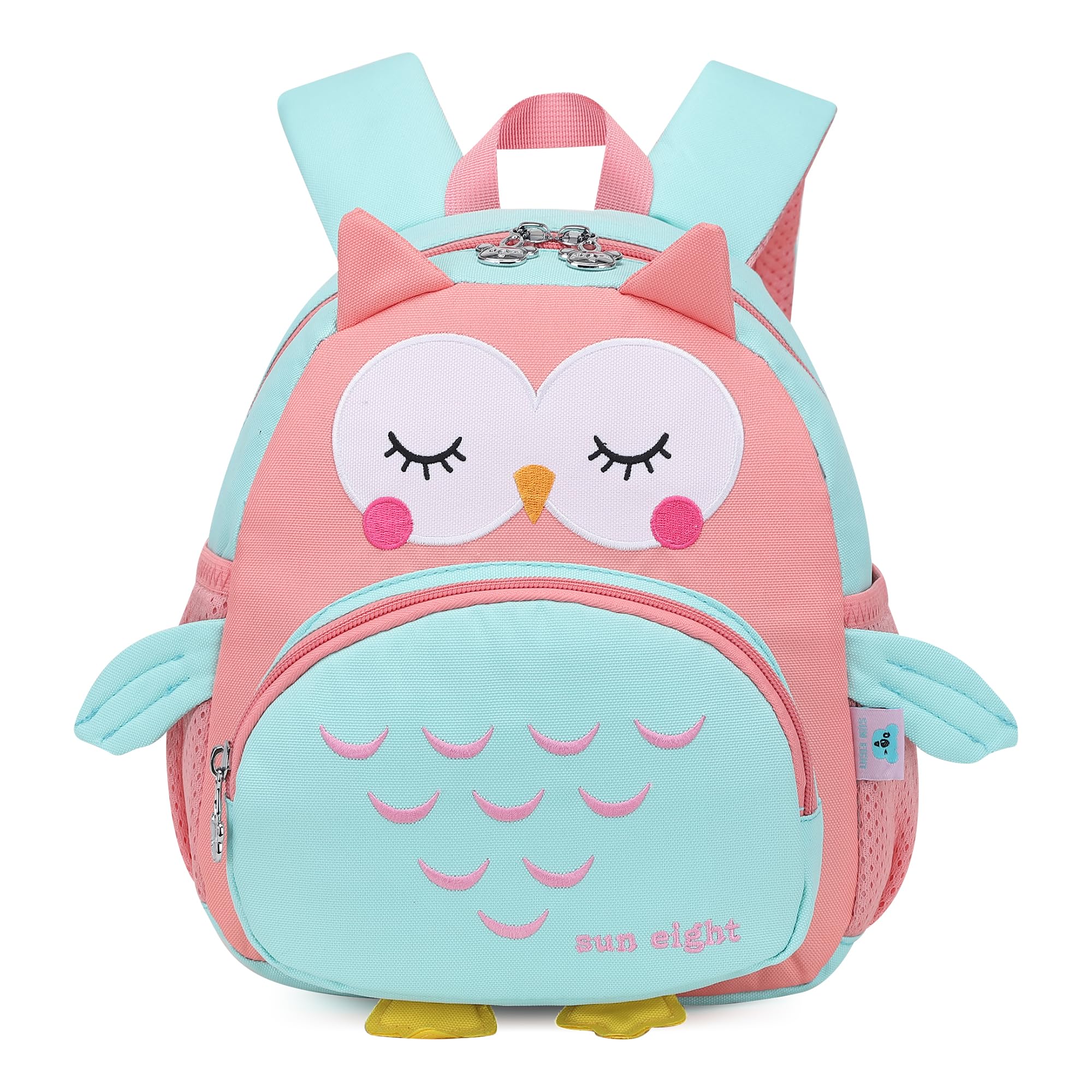 Photo 1 of Reqinqin Cute Toddler real backpacks Animal Cartoon Mini Travel Bag for Baby Girl Boy 1-5 Years toddler purse (owl)