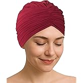 CAPLORD Chemo Cap, Soft Hat for Hair Loss, Headwear for Chemo Patients, Turban Beanie for Cancer Alopecia, Head Cover, Hijab