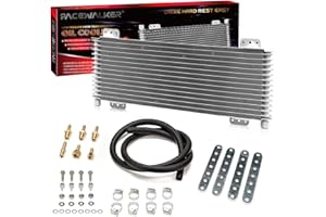 PACEWALKER Transmission Oil Cooler 40,000 GVW Low Pressure Drop LPD47391 47391 with Mounting Hardware