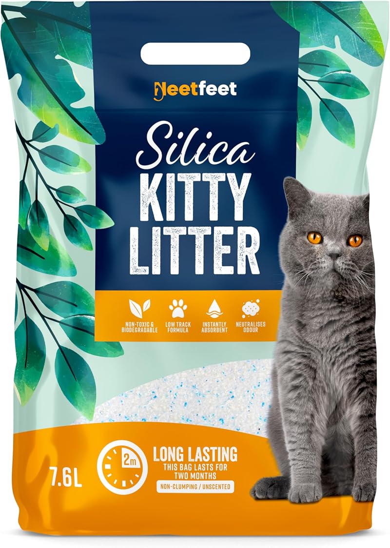 Vivo Technologies Natural Silica Cat Litter Crystals 7.6L Pure Gel Crystal