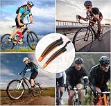 Ledeak Bike Mudguard Set Front Rear Fenders Orange 20-26 inch MTB Road view 7
