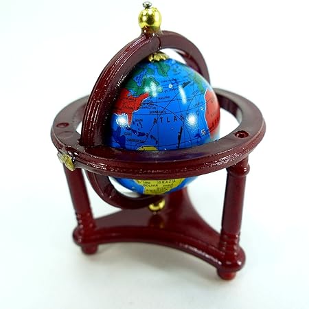 Amazon ミニチュア 地球儀 Dh 074 ドールハウスパーツ 部品 ディスプレイ おままごと ミニチュア 家具 おもちゃ