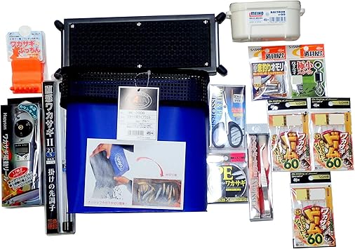 Amazon 魚釣三昧 ワカサギ ドーム船 ロッド23cm 電動リール 仕掛け Peライン エサ箱 スタンド付 完全セット 魚釣三昧 ロッド リールセット